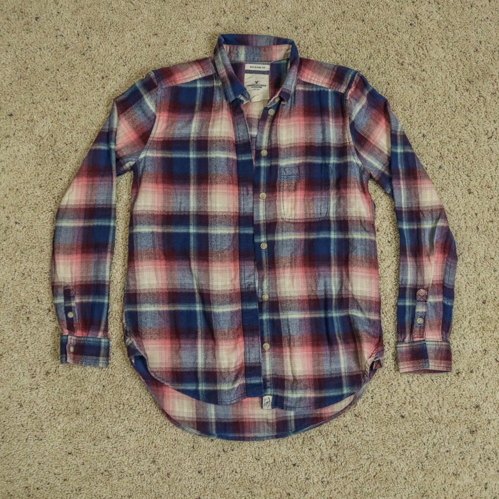 Super Soft Plaid Button Up Shirt